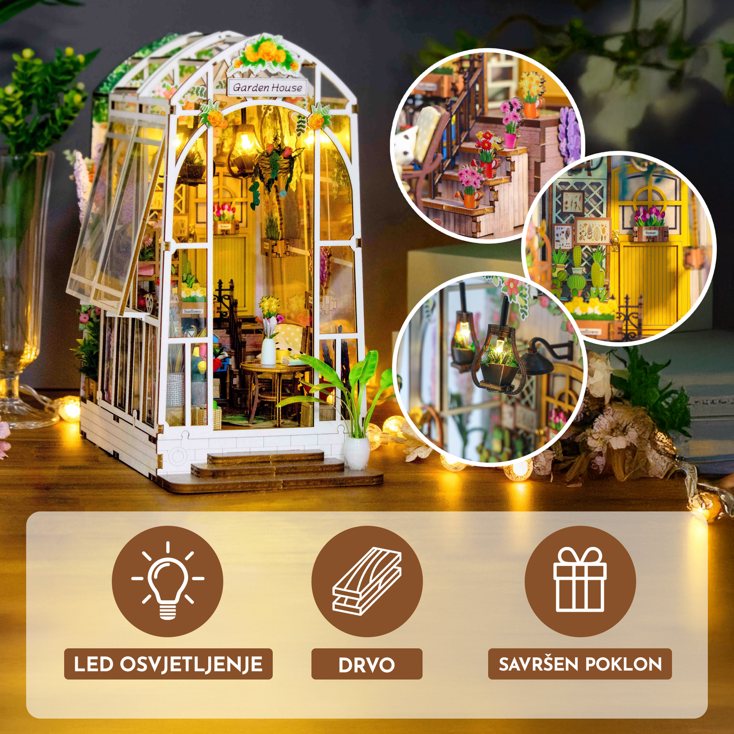 Vrtna Kućica - Mini Kućica Set