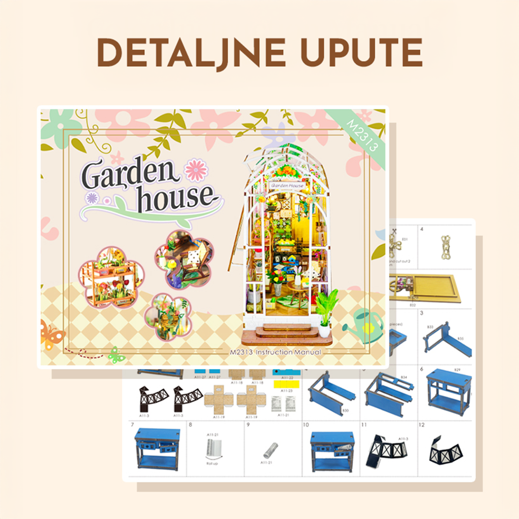 Vrtna Kućica - Mini Kućica Set