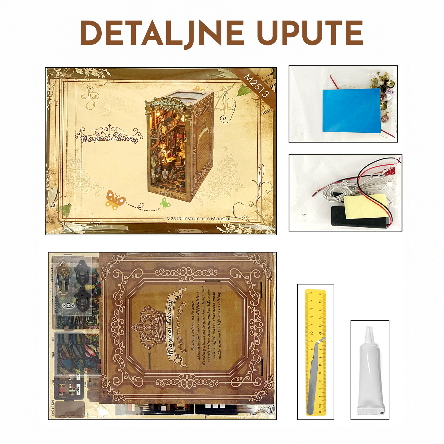 Čarobna Knjižnica - Mini Kućica Set