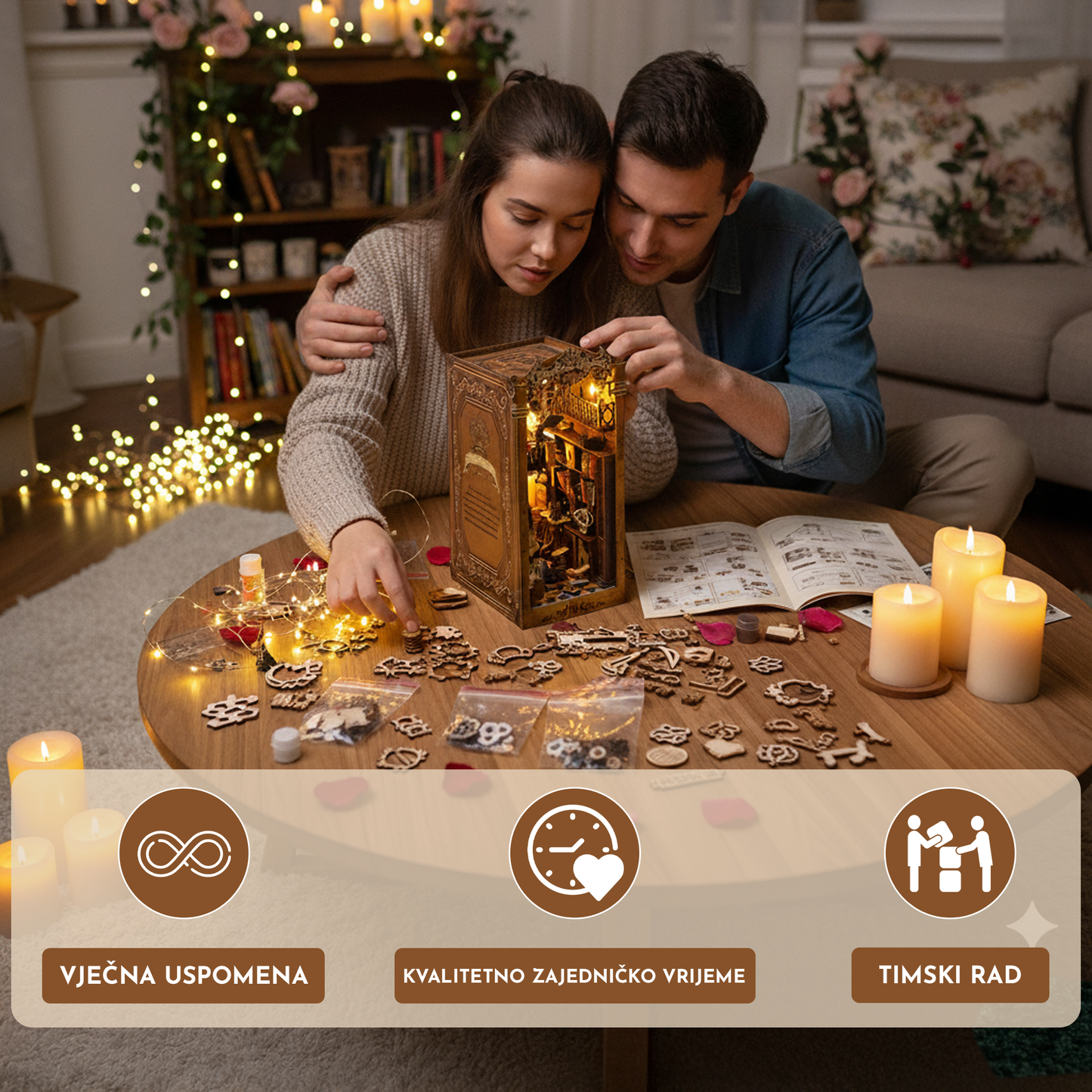 Čarobna Knjižnica - Mini Kućica Set